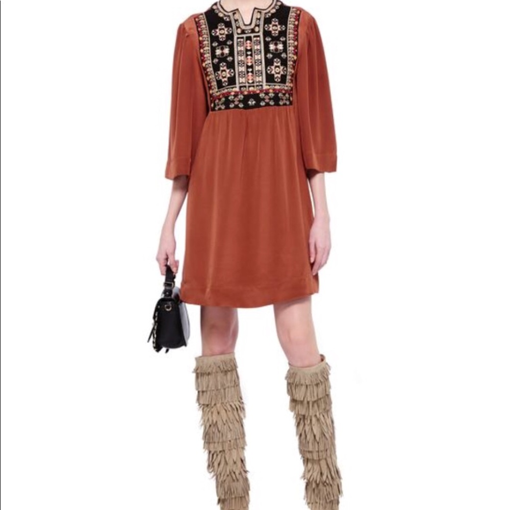 Aquazzura tall Woodstock fringe boot